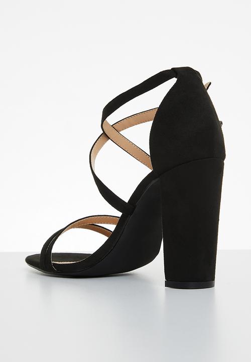 Miss Black - Border1 block heel - black