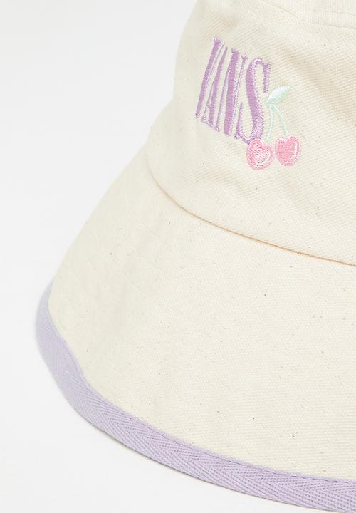 Vans - Mixed up gingham bucket hat - languid lavender