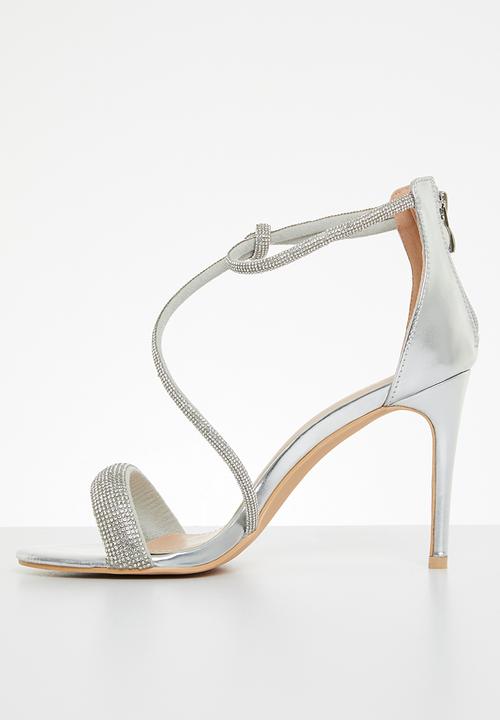 Miss Black - Jazz3 stiletto heel - silver