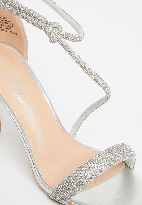 Miss Black - Jazz3 stiletto heel - silver