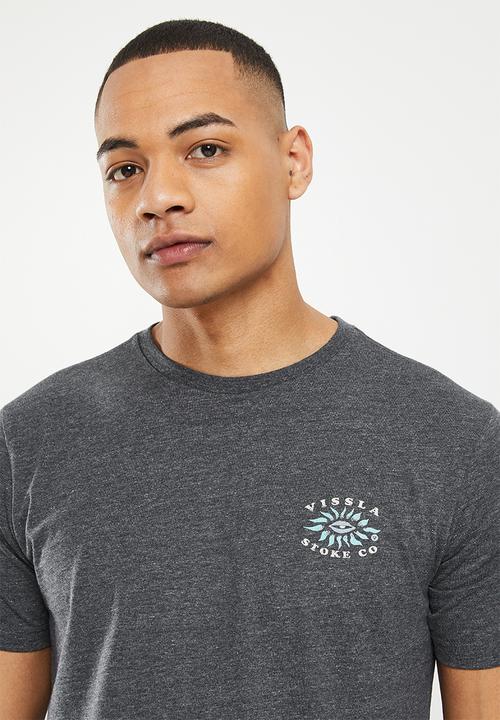 Vissla  - Inner stoke short sleeve tee - charcoal super marle
