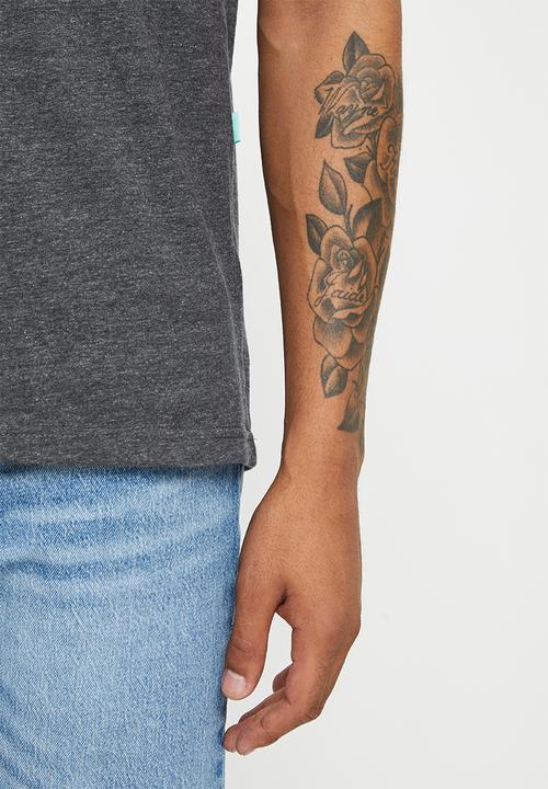 Vissla  - Inner stoke short sleeve tee - charcoal super marle
