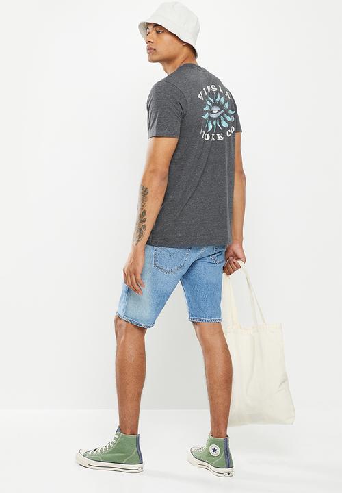 Vissla  - Inner stoke short sleeve tee - charcoal super marle
