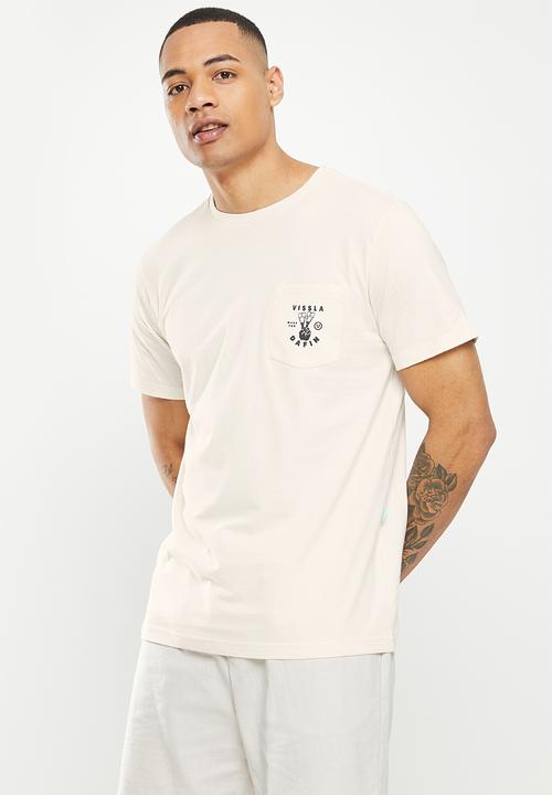 Vissla  - Da fin peace organic pocket tee - bone