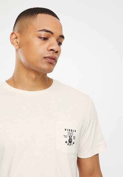 Vissla  - Da fin peace organic pocket tee - bone