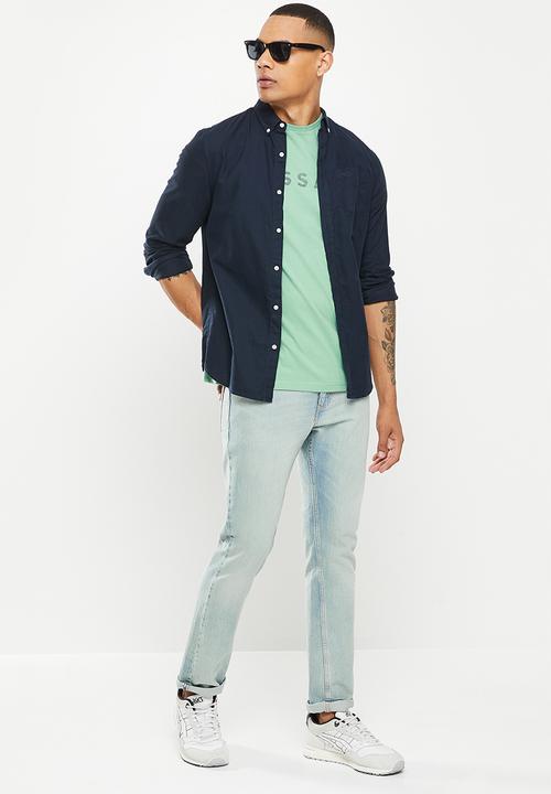 Vissla  - Reverse foundation short sleeve tee - smokey jade