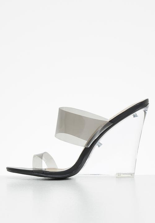 Rock & Co - Opium 1 mule wedge heel - black