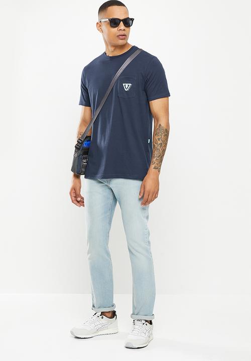 Vissla  - Established premium pocket tee - navy 