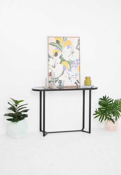 Sixth Floor - Casa console table - black