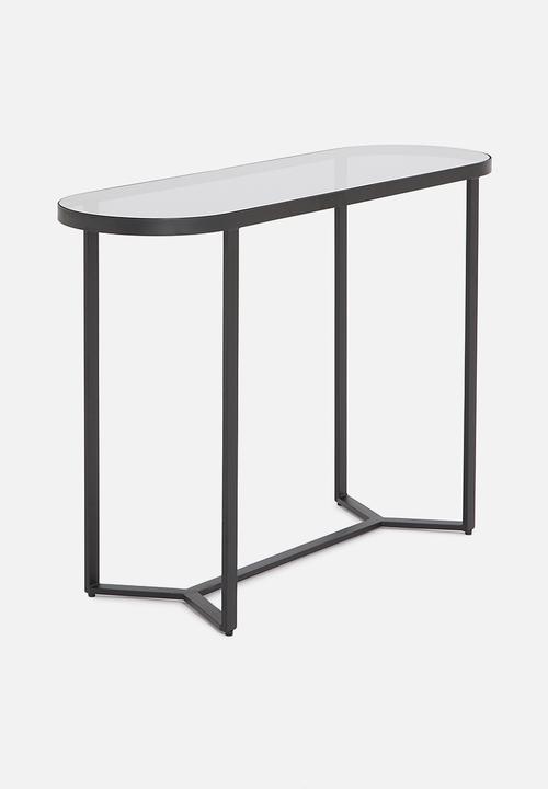 Sixth Floor - Casa console table - black