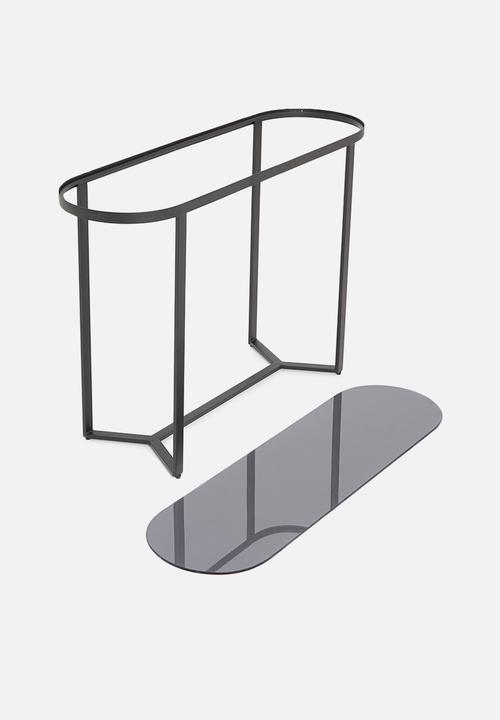 Sixth Floor - Casa console table - black