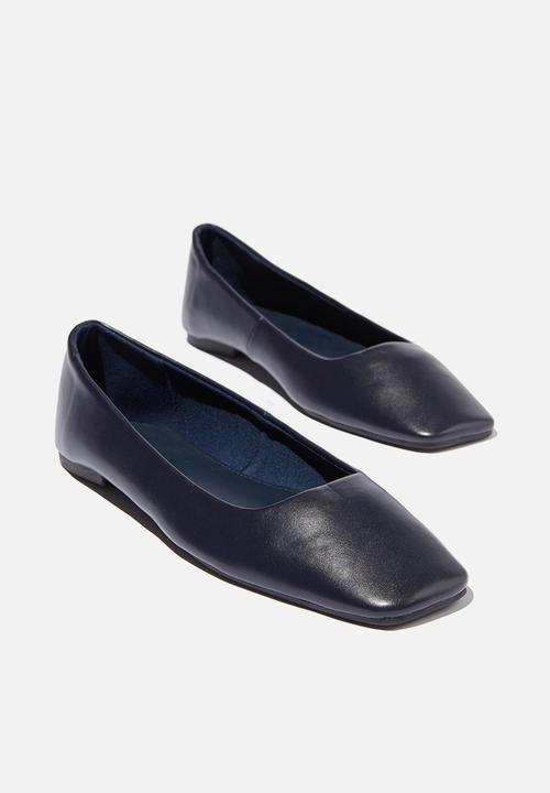 Cotton On - Square toe ballet - navy