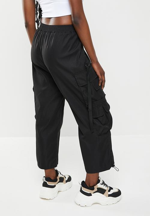 dailyfriday - Wide leg cargo - black
