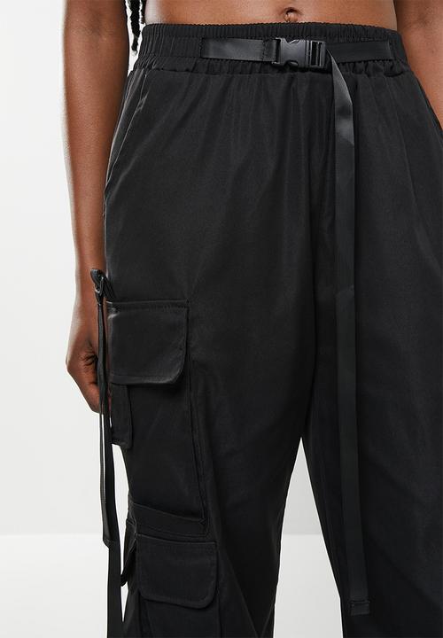 dailyfriday - Wide leg cargo - black