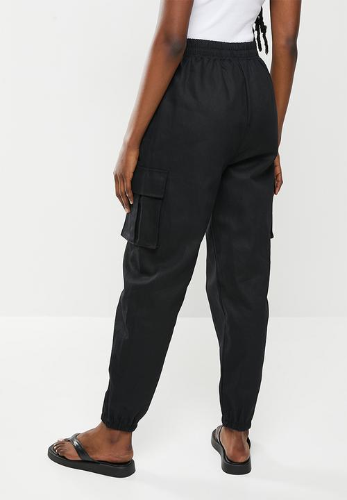dailyfriday - Cuffed cargo pants - black