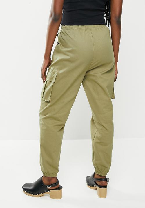 dailyfriday - Cuffed cargo pants - olive