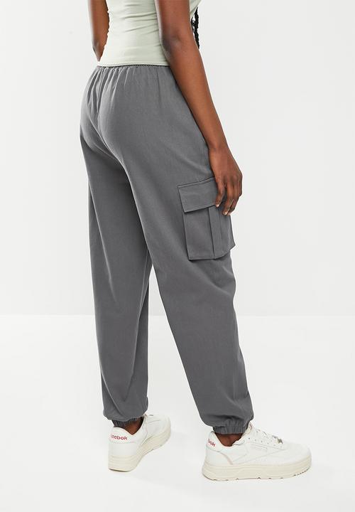 dailyfriday - Cuffed cargo pants - dark grey