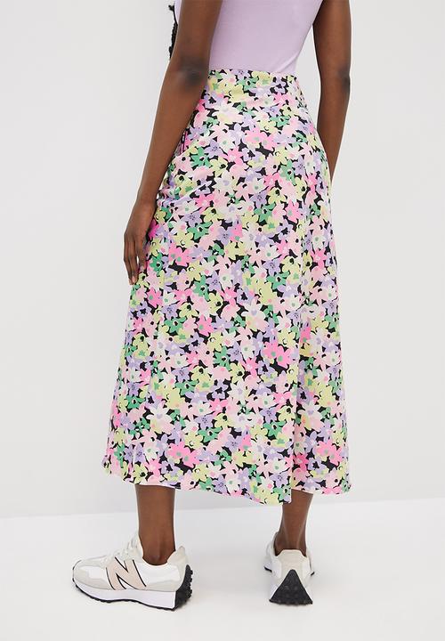 Superbalist - Long slip midi skirt - multi