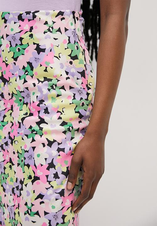 Superbalist - Long slip midi skirt - multi