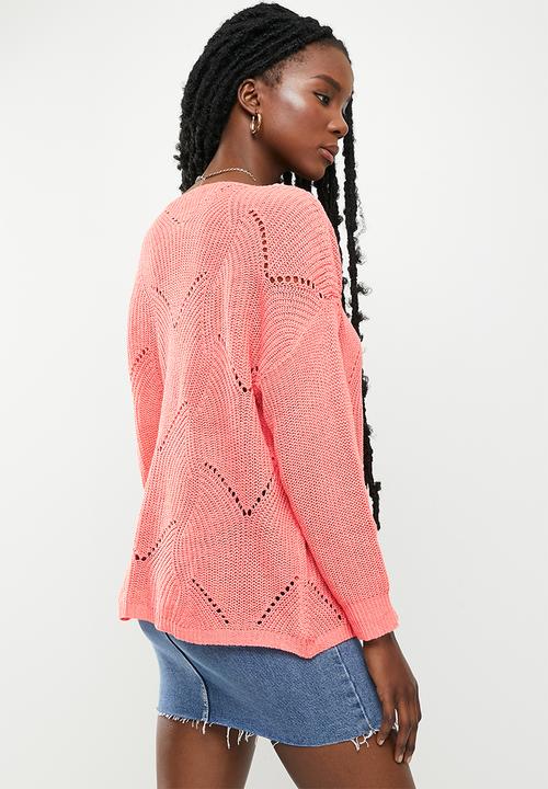 dailyfriday - Cable slouchy knit - dusty pink