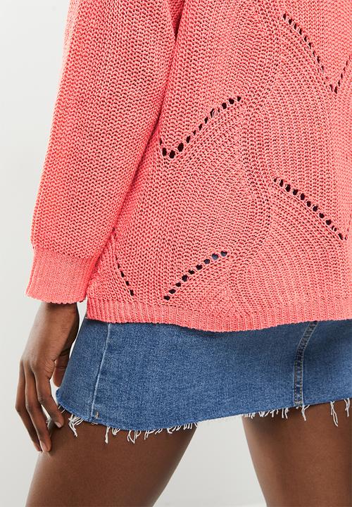 dailyfriday - Cable slouchy knit - dusty pink