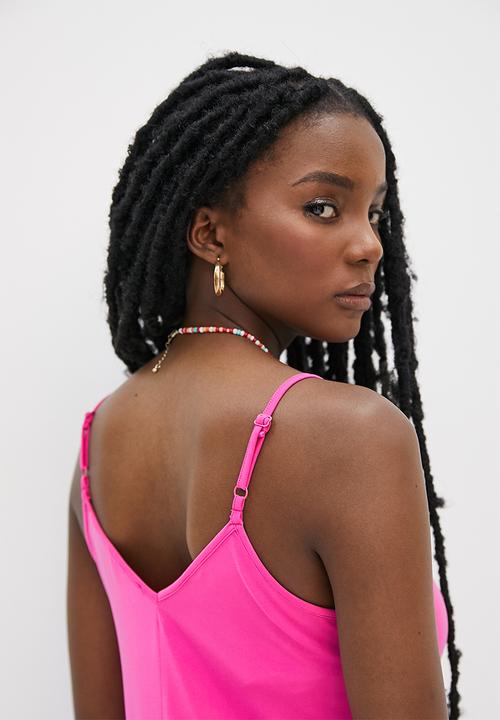 Superbalist - Gauged front slip - pink