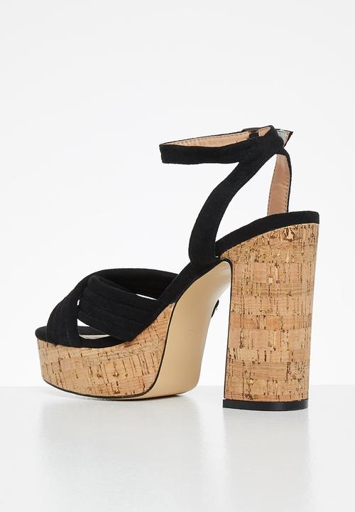 Rock & Co - Mykonos 1 ankle tie platform heel - black