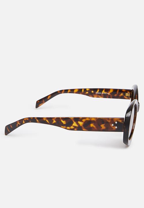 Superbalist - Oval shape sunglasses - tortoise shell