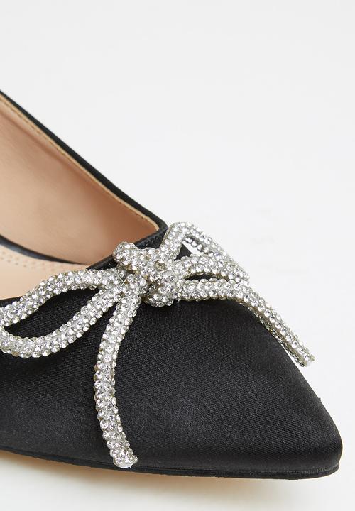 Butterfly Feet - Abbi 2 court stiletto heel - black