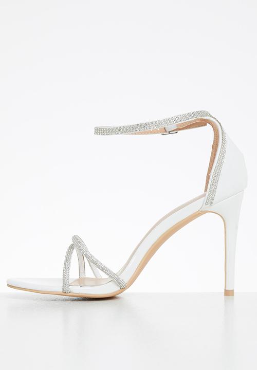 Miss Black - Jazz1 stiletto heel - white