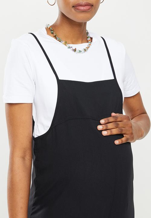 Superbalist - Maternity wide leg jumpsuit - black
