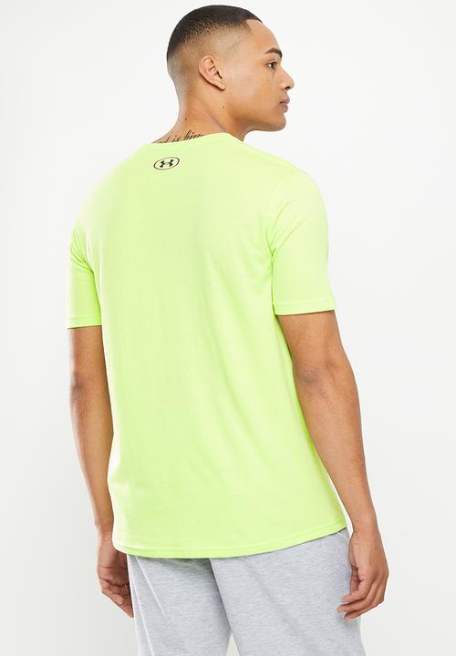 Under Armour - Ua sportstyle lc short sleeve - limefoam & black