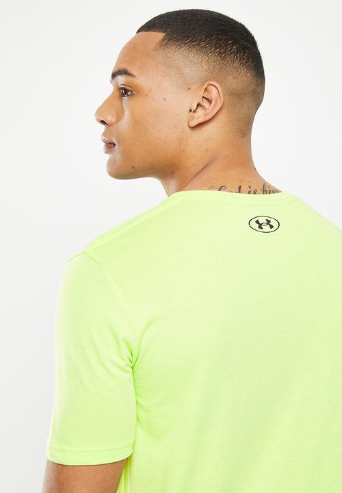 Under Armour - Ua sportstyle lc short sleeve - limefoam & black
