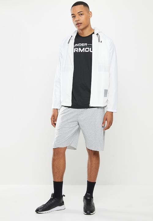 Under Armour - UA Tech™ 2.0 Wordmark Short Sleeve Tee - black//white