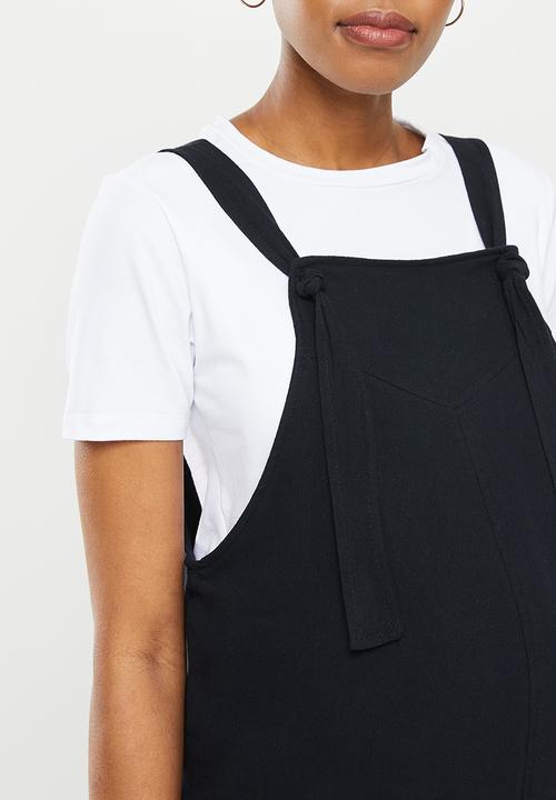 Superbalist - Maternity tapered leg jumpsuit - black