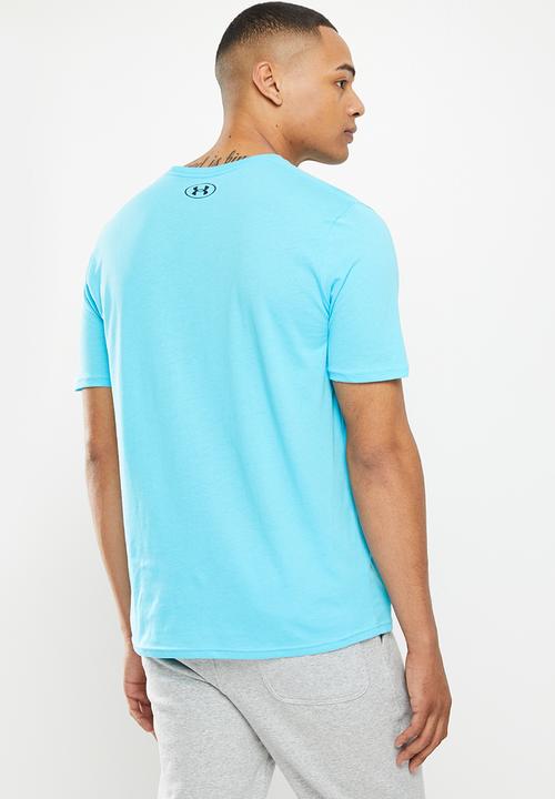 Under Armour - Ua sportstyle lc short sleeve - fresco blue & black