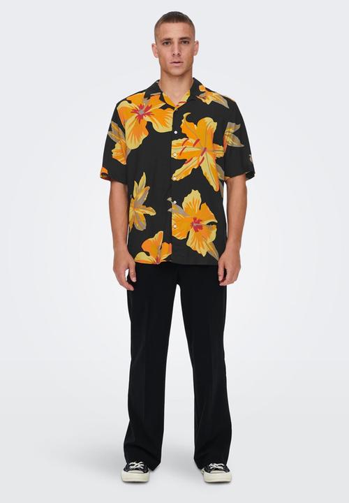 Only & Sons - Dan life shirt - acacia