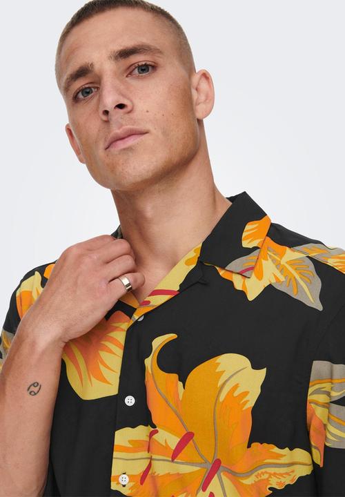 Only & Sons - Dan life shirt - acacia