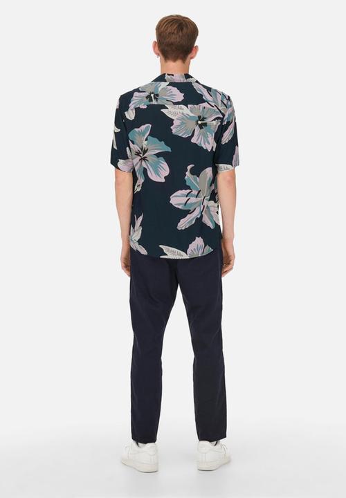 Only & Sons - Dan life shirt - dark navy