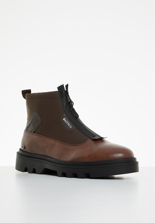 MAZERATA - Vinchey 9 leather lycra - choc