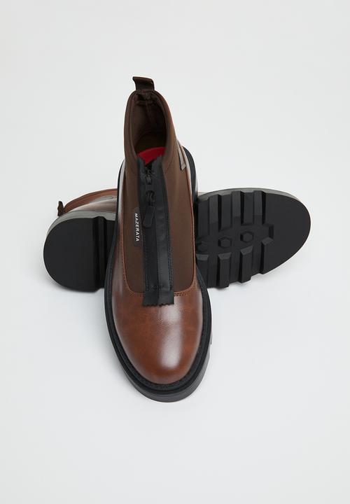 MAZERATA - Vinchey 9 leather lycra - choc