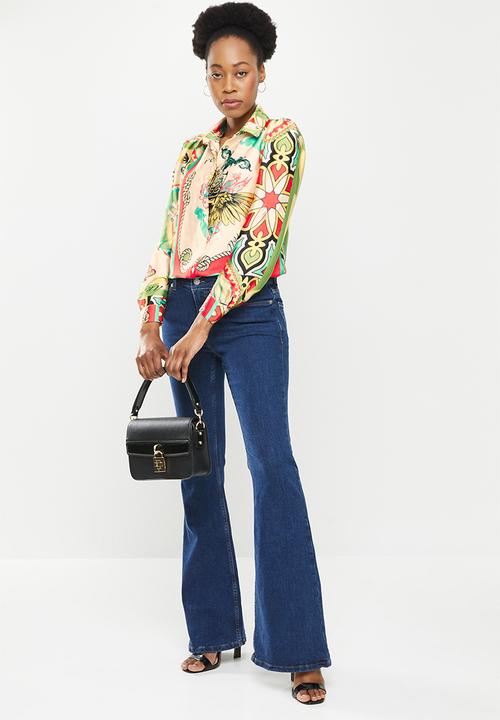 SISSY BOY - Satin button up shirt - multi