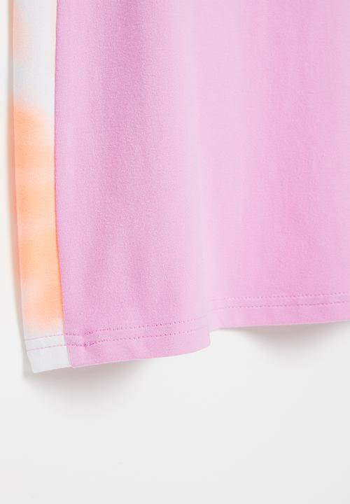 Converse - Cnvg printed T-shirt dress - converse beyond pink