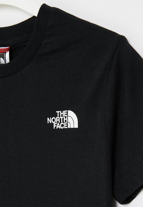 The North Face - Teens short sleeve simple dome tee - black & white