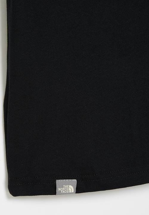 The North Face - Teens short sleeve simple dome tee - black & white