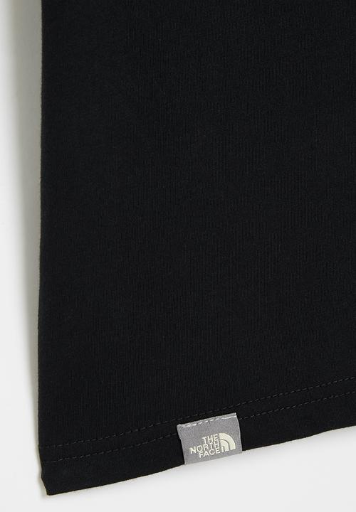 The North Face - Teens box short sleeve tee - black & white