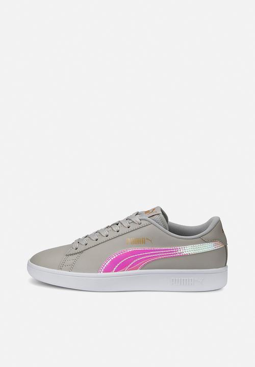 PUMA - Puma smash v2 holo jr - gray violet-puma team gold