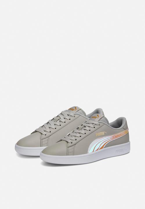PUMA - Puma smash v2 holo jr - gray violet-puma team gold