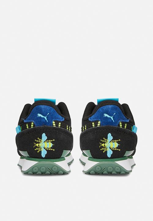 PUMA - Future rider small world ac inf - puma black-lime squeeze