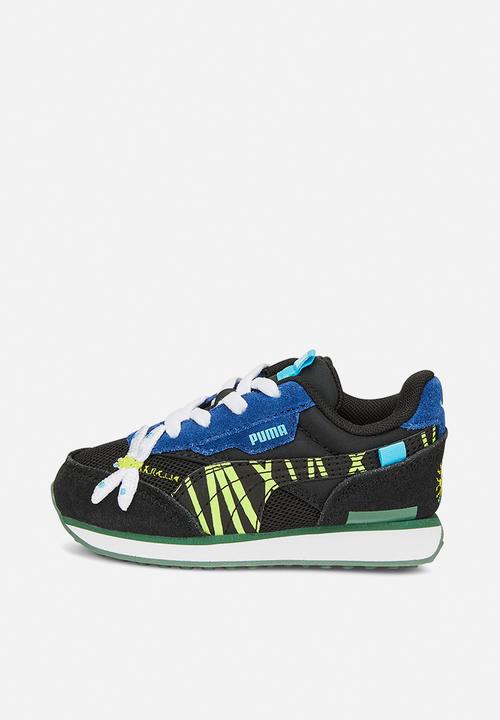 PUMA - Future rider small world ac inf - puma black-lime squeeze